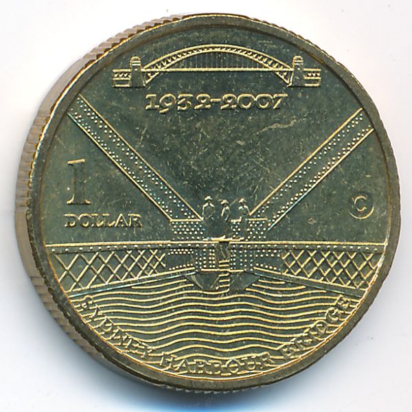 Австралия, 1 доллар (2007 г.)