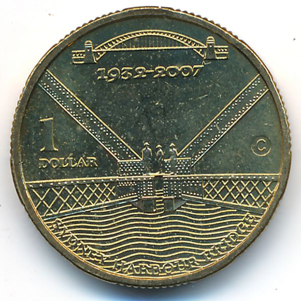 Австралия, 1 доллар (2007 г.)