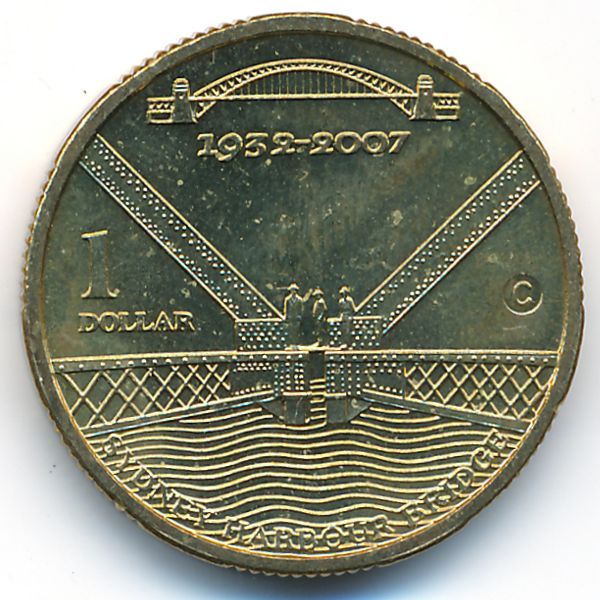 Австралия, 1 доллар (2007 г.)