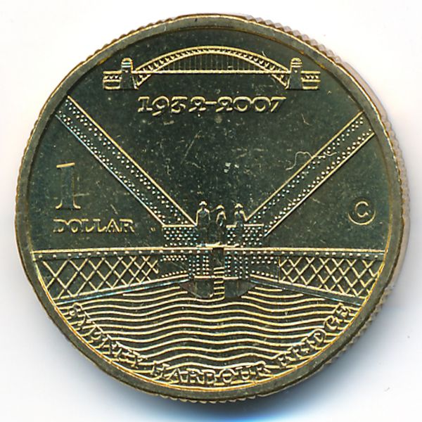 Австралия, 1 доллар (2007 г.)