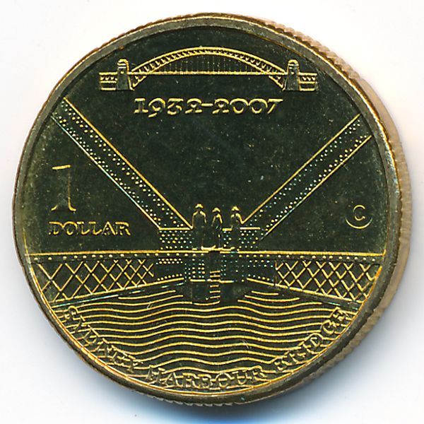 Австралия, 1 доллар (2007 г.)
