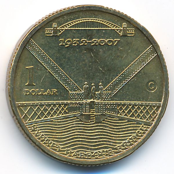 Австралия, 1 доллар (2007 г.)