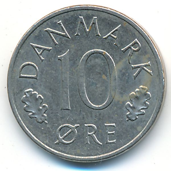 Дания, 10 эре (1987 г.)