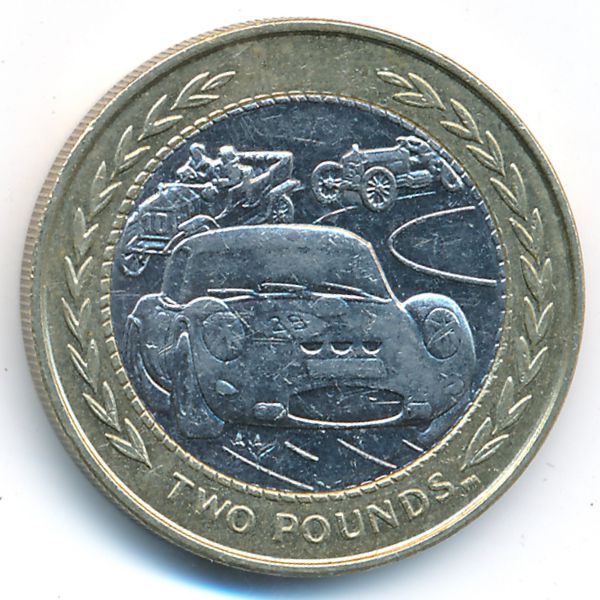 Остров Мэн, 2 фунта (1998 г.)