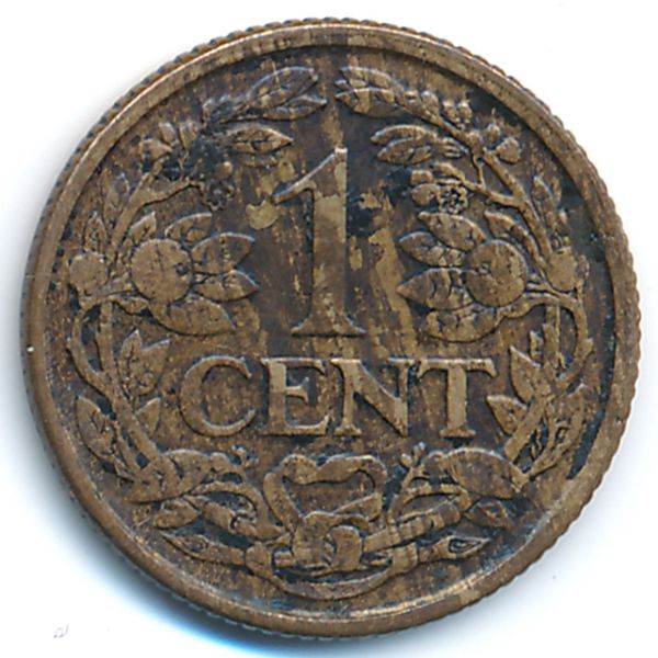 Нидерланды, 1 цент (1918 г.)