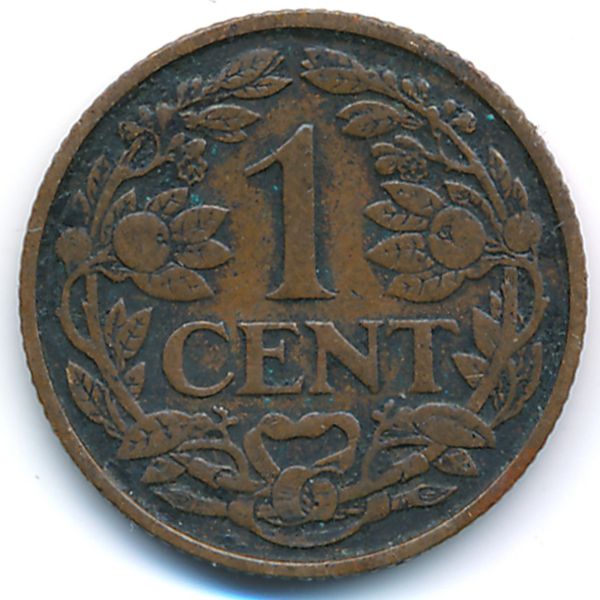 Нидерланды, 1 цент (1928 г.)