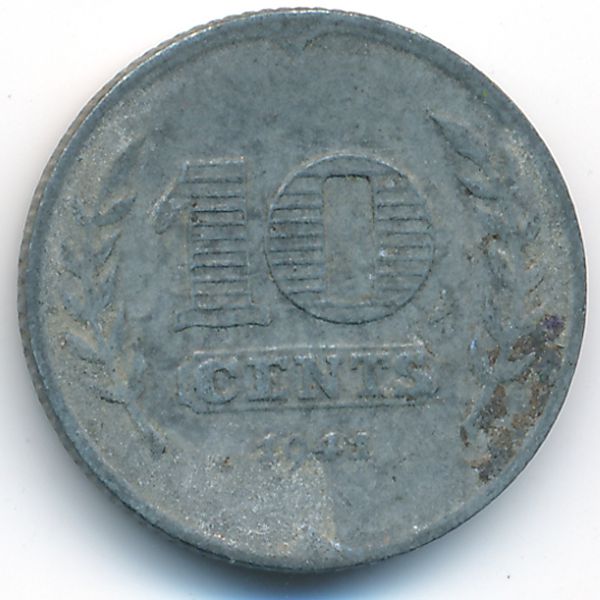 Нидерланды, 10 центов (1941 г.)