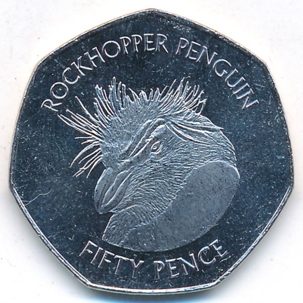 Фолклендские острова, 50 пенсов (2018 г.)
