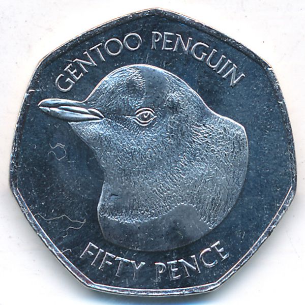 Фолклендские острова, 50 пенсов (2018 г.)