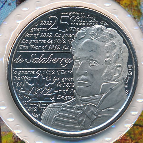 Канада, 25 центов (2013 г.)