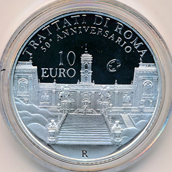 Италия, 10 евро (2007 г.)