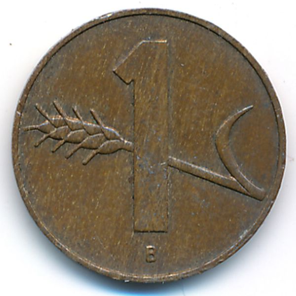 Швейцария, 1 раппен (1957 г.)