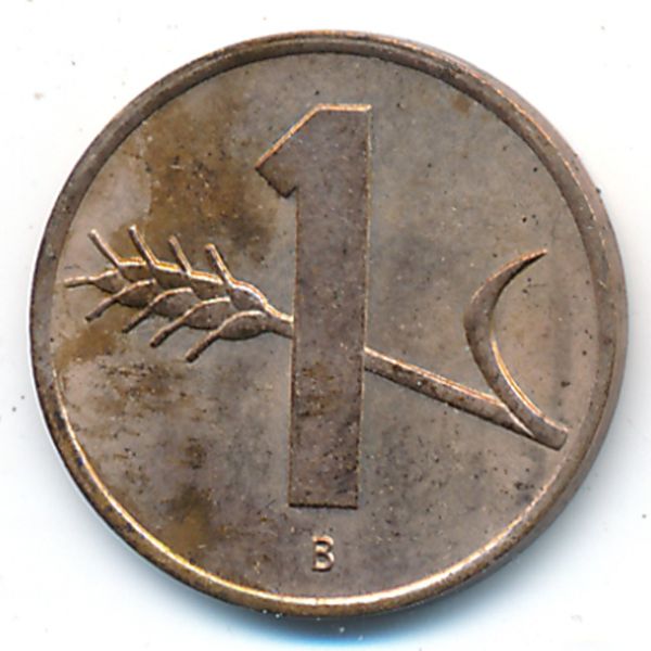 Швейцария, 1 раппен (1969 г.)