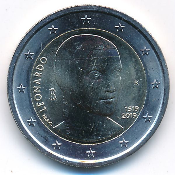 Италия, 2 евро (2019 г.)