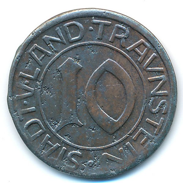 Траунштайн., 10 пфеннигов (1918 г.)