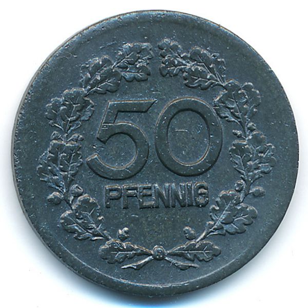 Фовинкель., 50 пфеннигов (1918 г.)