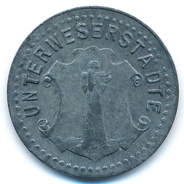 Унтервассер., 10 пфеннигов (1919 г.)