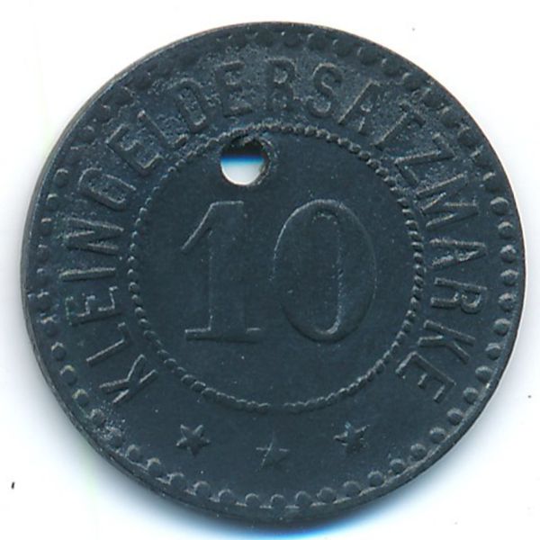 Мосбах., 10 пфеннигов (1918 г.)