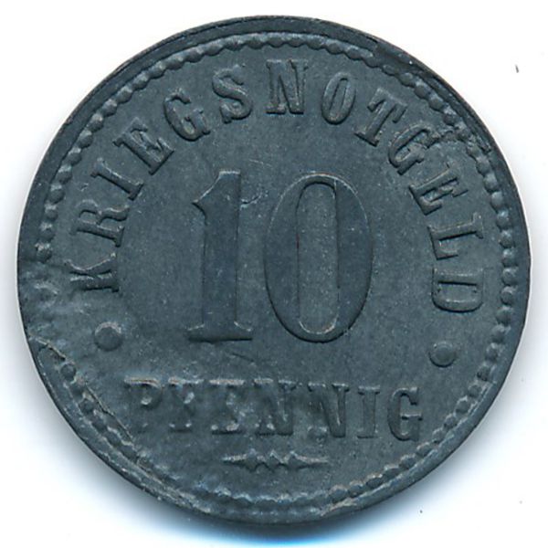 Нортхайм., 10 пфеннигов (1918 г.)