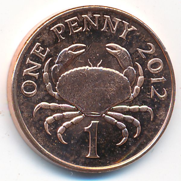 Гернси, 1 пенни (2012 г.)