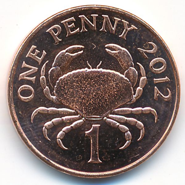 Гернси, 1 пенни (2012 г.)