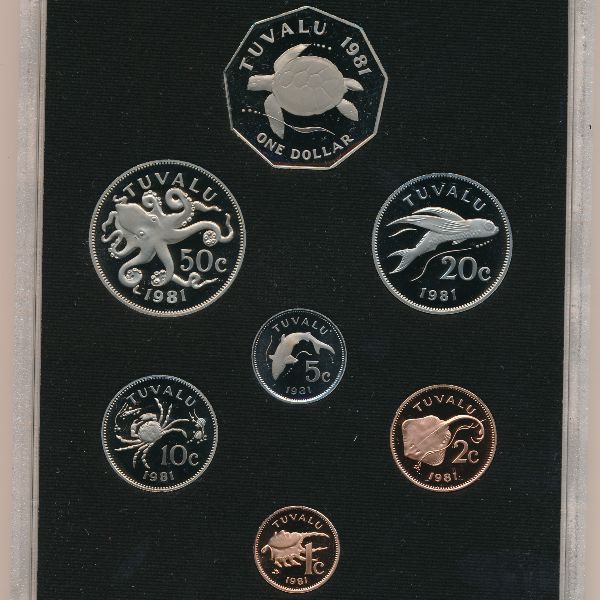 Тувалу, Набор монет (1981 г.)