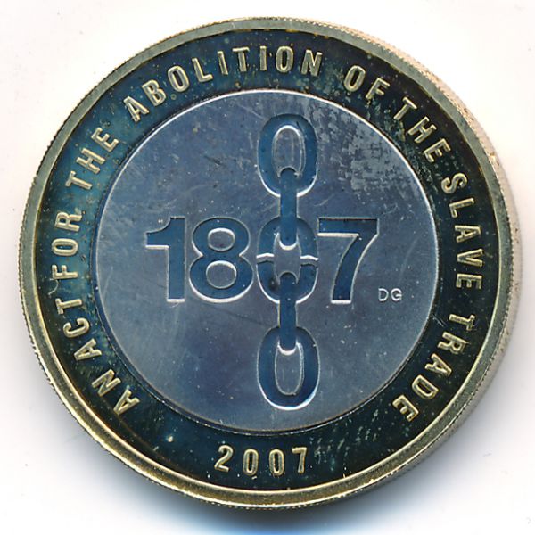 Великобритания, 2 фунта (2007 г.)