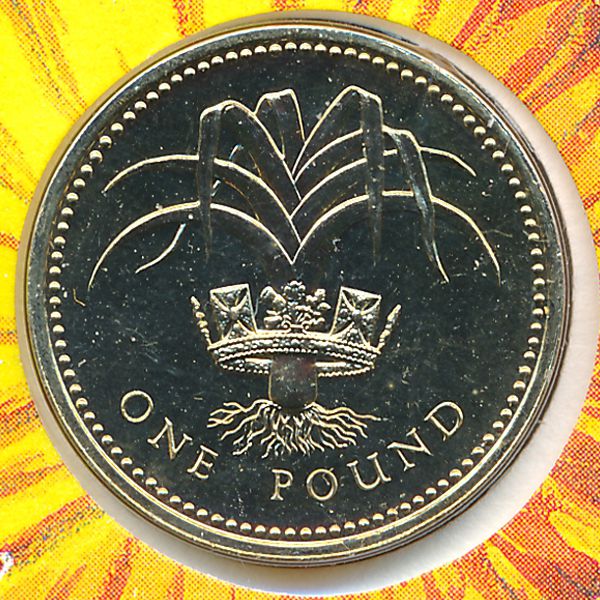 Великобритания, 1 фунт (1985 г.)