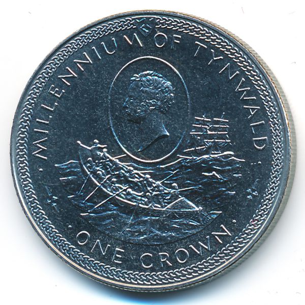 Остров Мэн, 1 крона (1979 г.)