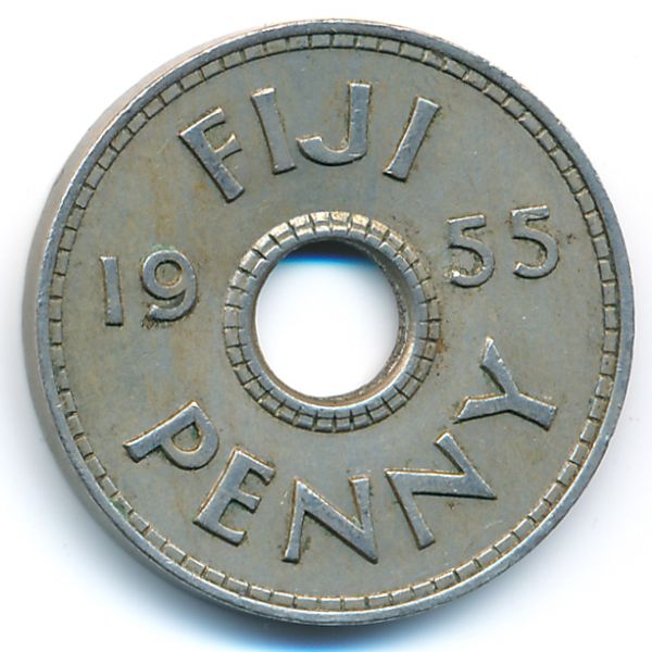 Фиджи, 1 пенни (1955 г.)