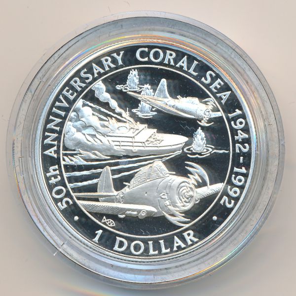 Соломоновы острова, 1 доллар (1992 г.)