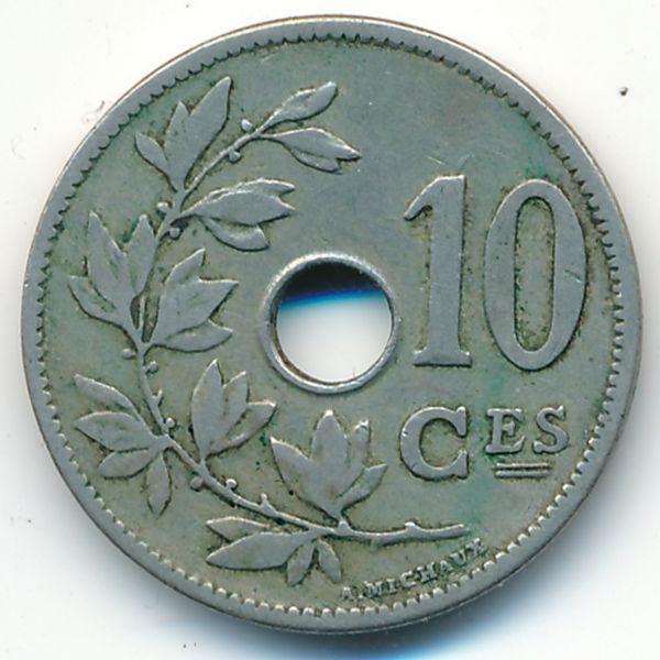 Бельгия, 10 сентим (1905 г.)