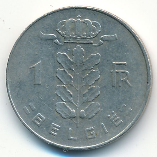 Бельгия, 1 франк (1975 г.)