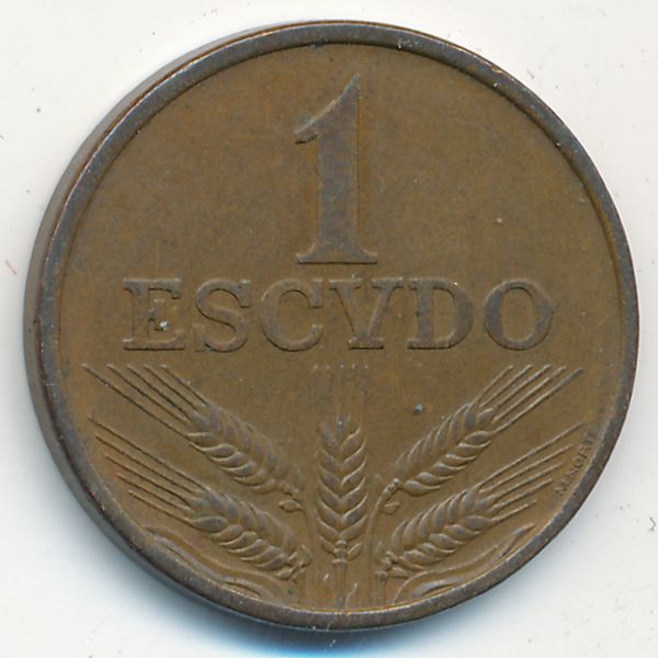 Португалия, 1 эскудо (1972 г.)