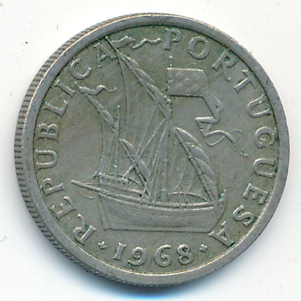 Португалия, 2,5 эскудо (1968 г.)