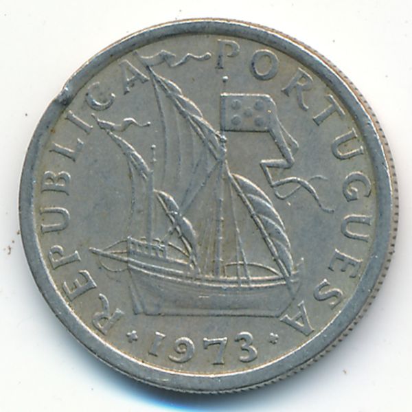 Португалия, 2,5 эскудо (1973 г.)