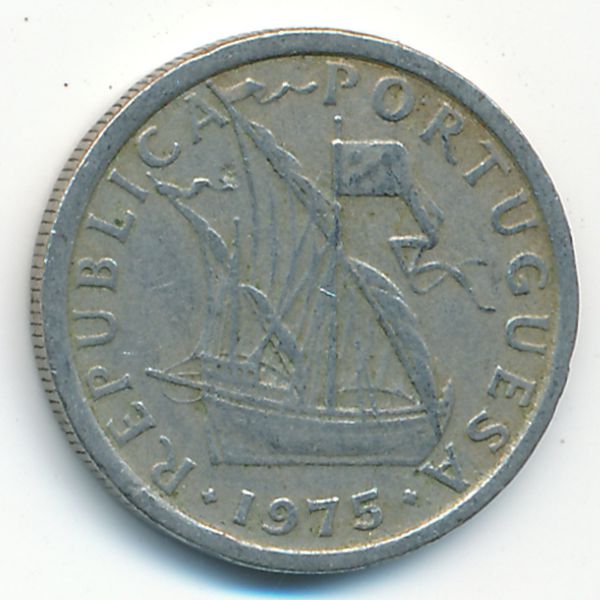 Португалия, 2,5 эскудо (1975 г.)