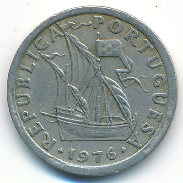 Португалия, 2,5 эскудо (1976 г.)