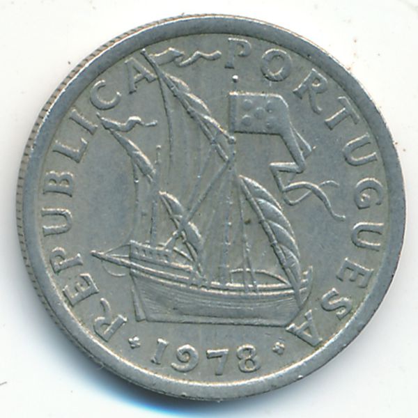 Португалия, 2,5 эскудо (1978 г.)