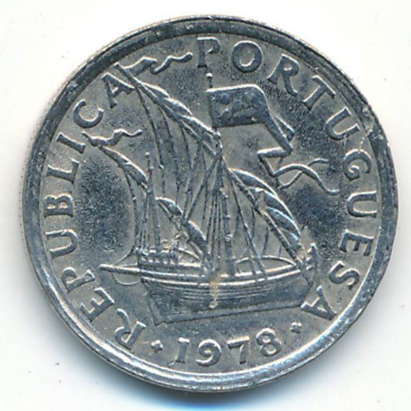 Португалия, 2,5 эскудо (1978 г.)