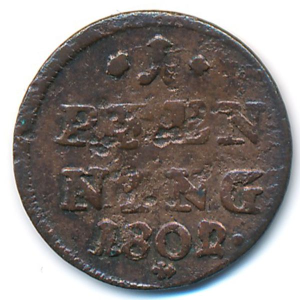Бавария, 1 пфеннинг (1802 г.)