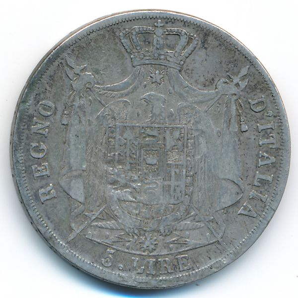 Италия, 5 лир (1809 г.)