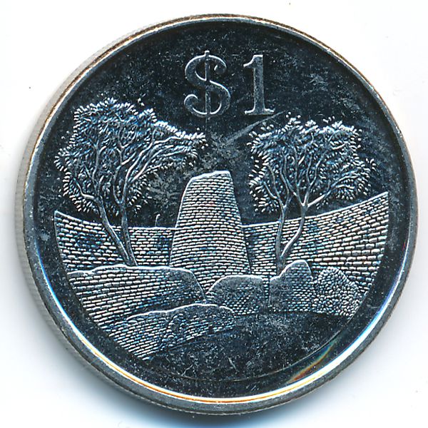 Зимбабве, 1 доллар (2002 г.)