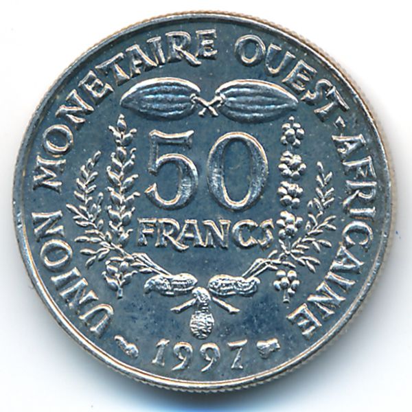 Западная Африка, 50 франков (1997 г.)