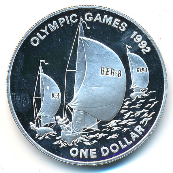 Бермудские острова, 1 доллар (1993 г.)