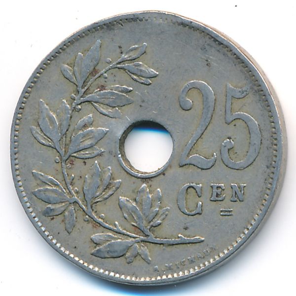 Бельгия, 25 сентим (1921 г.)