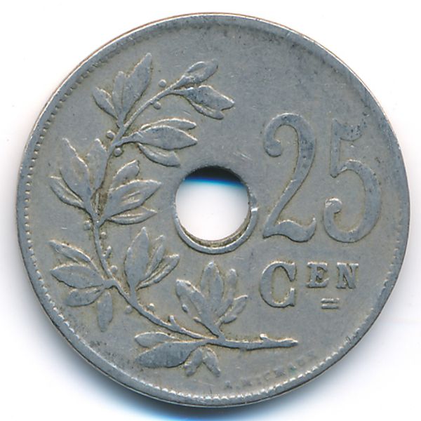 Бельгия, 25 сентим (1921 г.)