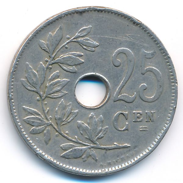 Бельгия, 25 сентим (1922 г.)