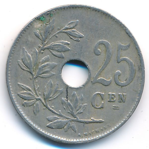 Бельгия, 25 сентим (1922 г.)