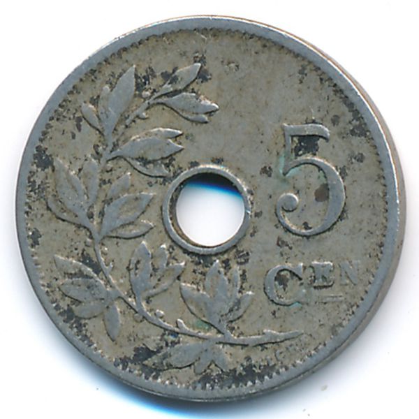 Бельгия, 5 сентим (1906 г.)